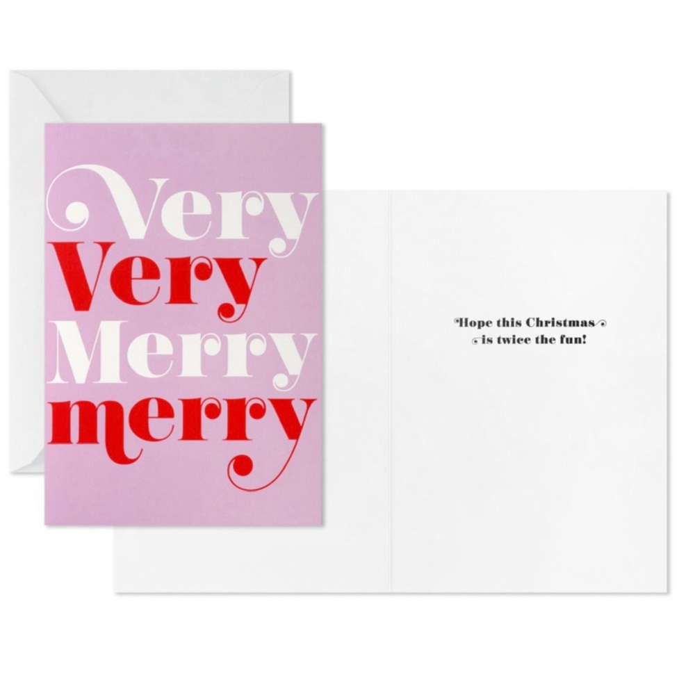 Hallmark Very Very Merry Boxed Christmas Cards, Pack of 16 (NWT) - Picture 4 of 15